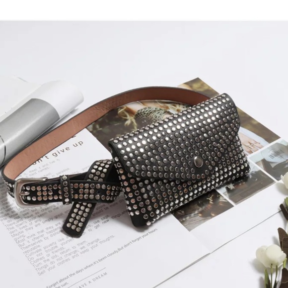 Handbags - Studded Belt bag Fanny pack - LAST ONE!